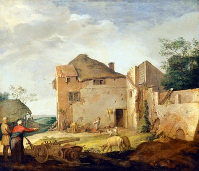Den förlorade sonen som en svinbesättning av Abraham Bloemaert
