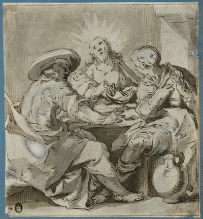 Måltiden i Emmaus av Abraham Bloemaert