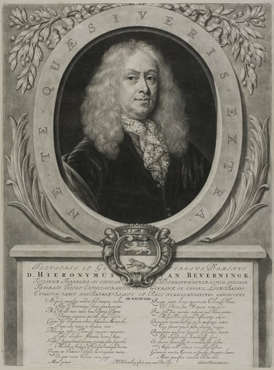 Porträtt av D. Hieronymous van Beverningk av Abraham Blooteling