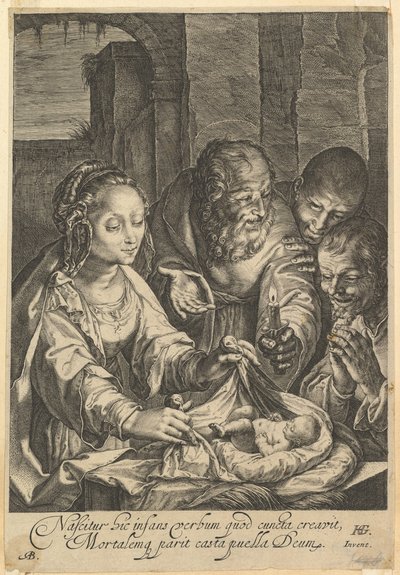 Herdarnas tillbedjan, efter 1650. av Abraham Blooteling