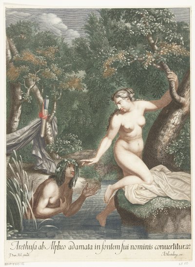 Alpheus en Arethusa av Abraham Bloteling