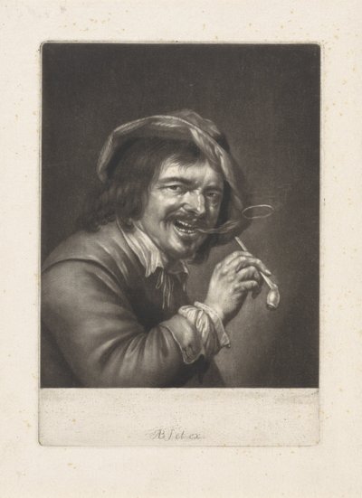 Man with a Pipe (The Smell) De fem sinnena (serietitel) av Abraham Bloteling