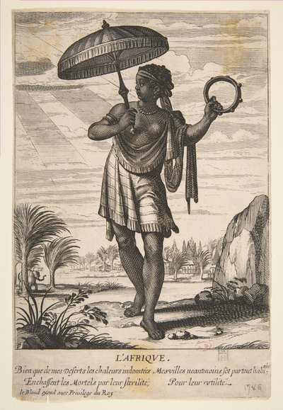 Afrika, mitten till slutet av 1600-talet. av Abraham Bosse