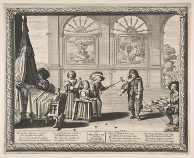 Barndom, 1636. av Abraham Bosse