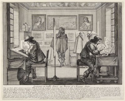 Kopparstickare och etsare av Abraham Bosse