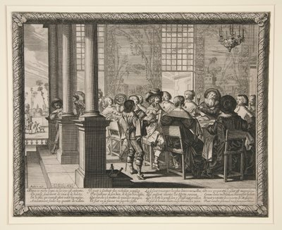 Fest till den förlorade sonens ära av Abraham Bosse