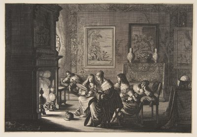 Foolish Virgins Sleeping Foolish Virgins Sleeping I väntan på att Lepo kommer..., ca. 1635. av Abraham Bosse