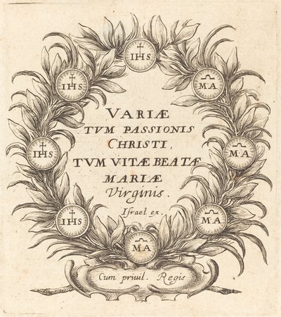 Frontispice till Callots "The Mysteries of the Passion" av Abraham Bosse