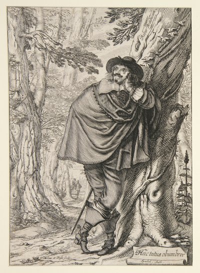 James Howell, frontispice till hans Dendrologie ou le Forest de Dordonne av Abraham Bosse