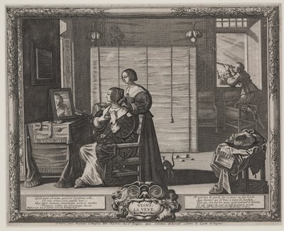 Syn (La Veue), ca 1635-38 (gravyr och etsning) av Abraham Bosse