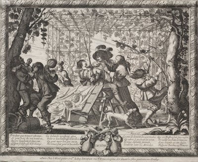 De fyra årstiderna: Hösten, 1635. av Abraham Bosse