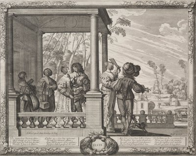 De fyra årstiderna: Sommaren, 1635. av Abraham Bosse