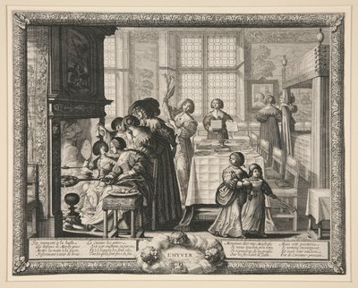 De fyra årstiderna: vinter av Abraham Bosse