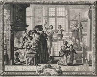 De fyra årstiderna: vinter, 1635. av Abraham Bosse