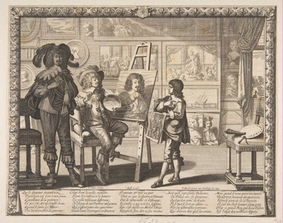 Målaren, ca. 1642. av Abraham Bosse