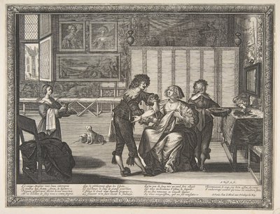 Kirurgen La Saignée, 1632. av Abraham Bosse