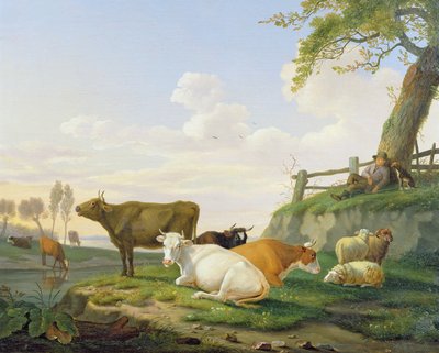 Kor och herde av Abraham Bruiningh van Worrell