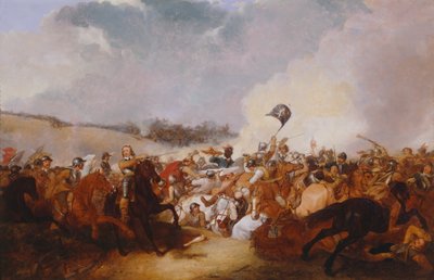 Cromwell leder trupper in i strid av Abraham Cooper