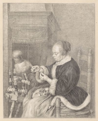 Spinstern av Abraham Delfos