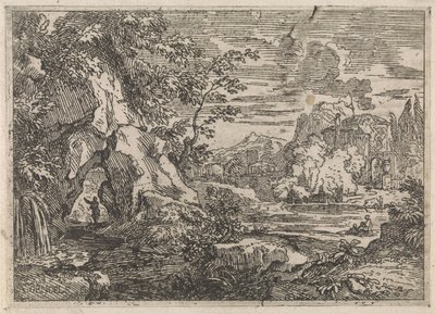 Vägen genom en sten Arkadiska landskap (serietitel) av Abraham Genoels