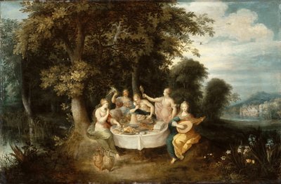 De fem sinnena av Abraham Govaerts