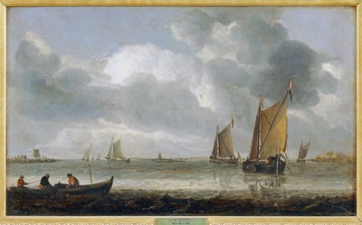 Den silverfärgade marinblå... av Abraham Hendricksz van Beyeren