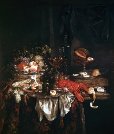 Stilla liv av Abraham Hendricksz van Beyeren