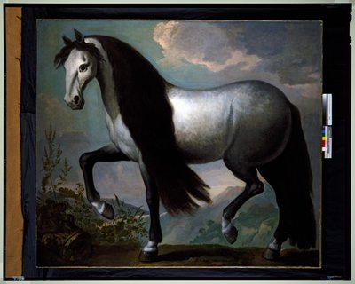 Häst i ett landskap av Abraham Jansz. van Diepenbeeck