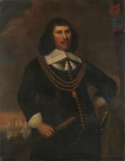 Pieter Florisz (ca 1605-58), viceamiral i norra distriktet av Abraham Liedts (copy after)