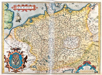 Frankrike (Region: Haute-Normandie, Picardie, Nordpas de Calais, Ile-de-France, Champagne-Ardenne, Lorraine, Alsace, Bourgogne, Franche-Comté, Rhône-Alpes), Belgien, Nederländerna, Luxemburg, Tyskland, Polen (Vojvodskap: Västpommern, Pommern, Lubusz, Gr av Abraham Ortelius