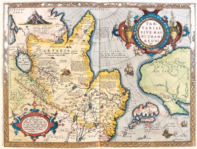 Nordöstra Ryssland av Abraham Ortelius