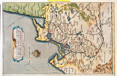 Nordöstra Polen, Ryssland, Litauen av Abraham Ortelius