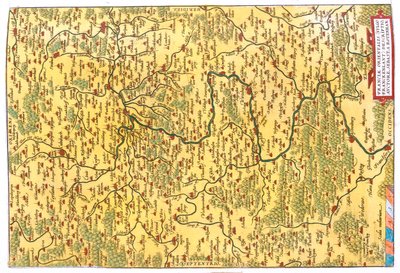 Delstat: Hessen, Thüringen, Bayern, Baden-Württemberg, Tyskland av Abraham Ortelius