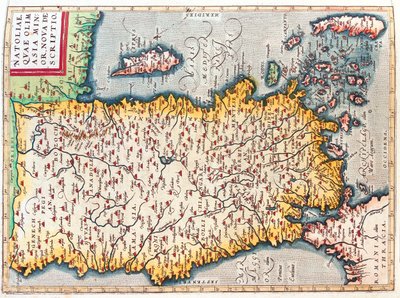 Turkiet, Cypern av Abraham Ortelius