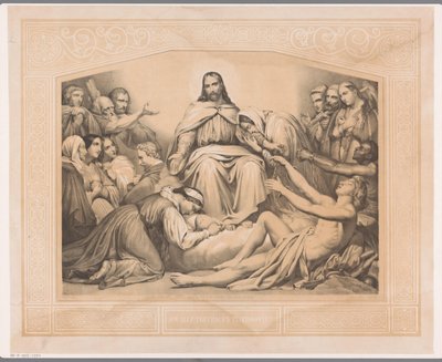 Kristus tröstare För att trösta alla som sörjer (titel på föremål) av Abraham Pieter Felix