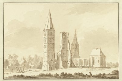 Egmond Abbey av Abraham Rademaker