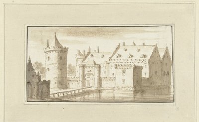 Kronenburg-huset vid Vecht av Abraham Rademaker