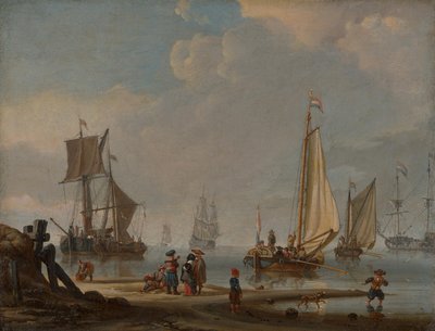 Marinmålning av Abraham Storck