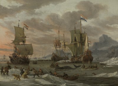 Valfångstområden i Ishavet Valfångstområdena av Abraham Storck