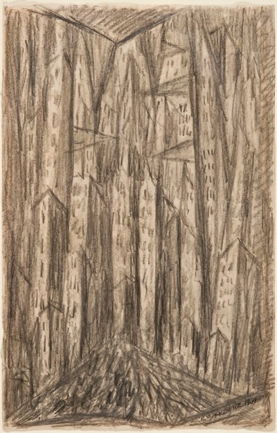 Staden, 1909. av Abraham Walkowitz