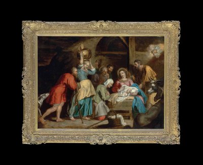 The Birth (olja på duk) av Abraham Willemsens