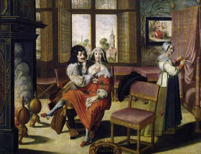 De fem sinnena - Touch av Abraham Bosse