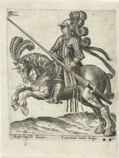 Holländsk bärraket av Abraham de Bruyn (attributed to)