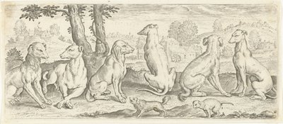 hundar Djur (serietitel) av Abraham de Bruyn (possibly)