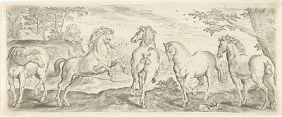 Hästar Djur (serietitel) av Abraham de Bruyn (possibly)