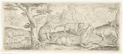 Råttor, katter och rävar Djur (serietitel) av Abraham de Bruyn (possibly)