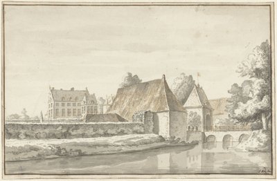 Huset i Dort, nära Gorssel av Abraham de Haen (II)