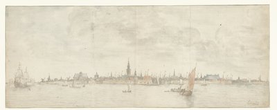 Utsikt över Vlissingen av Abraham de Verwer