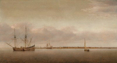 Utsikt över Hoorn, ca. 1650. av Abraham de Verwer