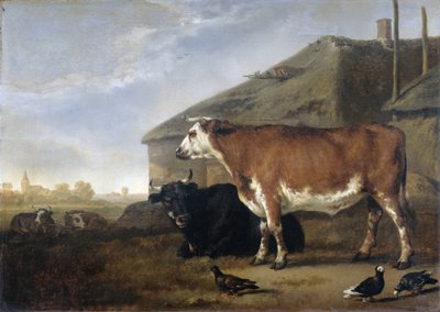 Nötkreatur av Abraham van Calraet